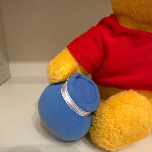 Vintage Disney's Winnie The Pooh 1994 Teddy Bear Plush With Honey Pot Mattel 12’ - Picture 5 of 11